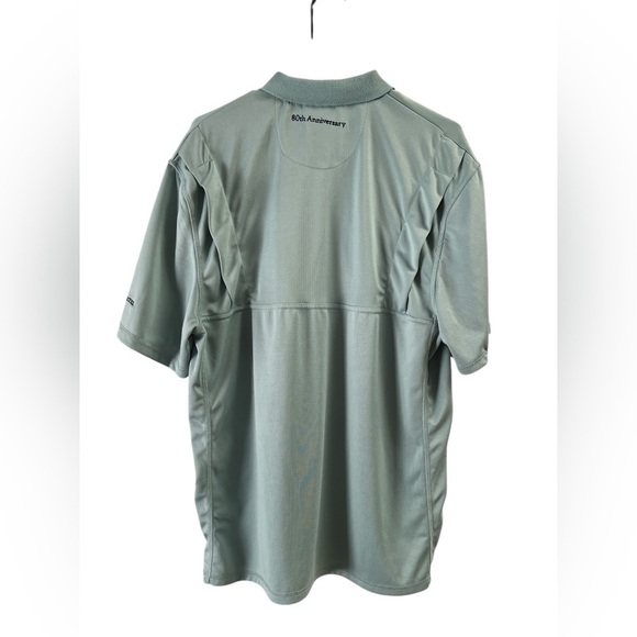 Duck unlimited sage green short sleeve athletic polo shirt - Picture 7 of 7